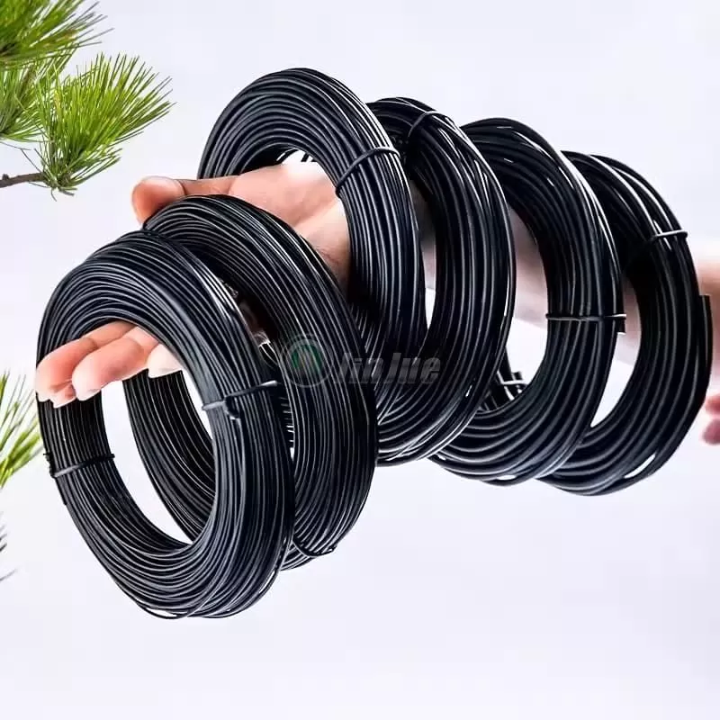 Black small coil wire