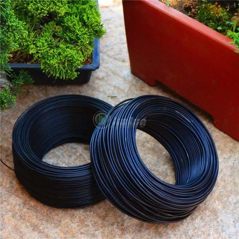 Black small coil wire