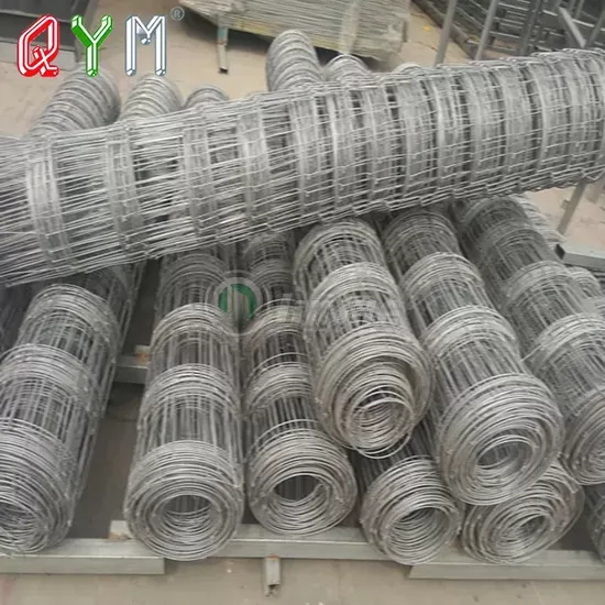 Galvanized filed fence