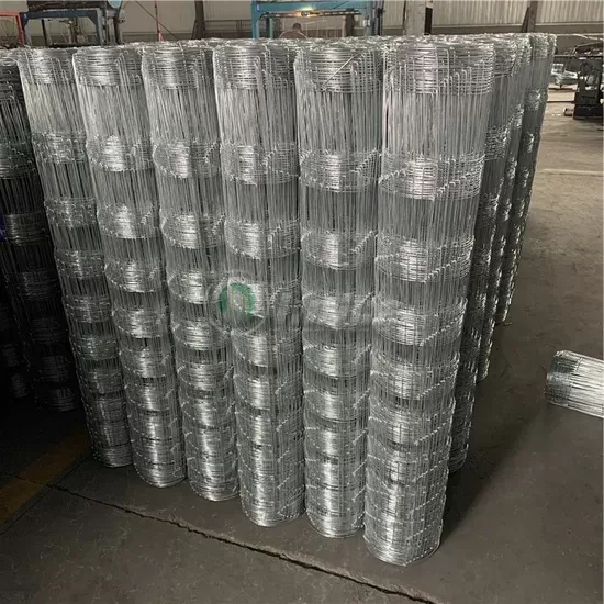 Galvanized filed fence